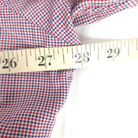 VTG Ralph Lauren Men 17.5 34/35 Red Long Sleeve Yarmouth Oxford Dress Shirt - Picture 5 of 7